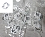Lot 15 Oatey Galvanized Split Ring Pipe Tubing Hanger - 1/2" 33555 New. Price: $29.99.