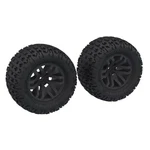 Arrma ARA-1608 Dboots 'fortress Mt' Tire/wheel Set Black (2) 1/10 Granite New. Price: $29.99.