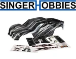 Traxxas 7711X X-maxx Prographix Body W/ Decal Sheet (requires Paint) TRA1 New. Price: $84.95.