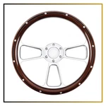Universal Muscle Style Racing Steering Wheel W/ Horn Button Fits Rally Car New. Price: $111.35.