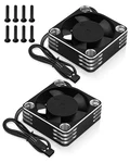 2PCS 35MM 21000RPM Motor Cooling Fan For 1/8 And 1/10 Scale Cars, Alumi... New. Price: $36.57.