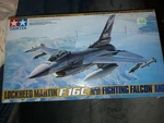 Tamiya F-16C Fighting Falcon 1:48 Airplane Kit Unassembled Multicolor New. Price: $54.95.