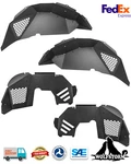 Wolfstorm For 2018-2026 Jeep Wrangler Jl Front Rear Inner Fender Liners 4PCS Set New. Price: $214.99.