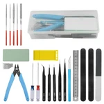 25PCS Model Basic Tools Craft Set For Gundam Kit With Plastic Box... New. Price: $18.42.