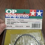 Tamiya TA03R TA03F Reinforced Drive Belt Nip 53278 OP-278 New. Price: $20.00.