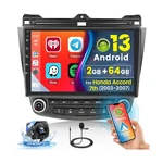For Honda Accord 7TH 2003 2004 2005 2006 2007 Android Radio Dash Kit 2+64GB 1... New. Price: $188.81.