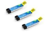 E-flite 150MAH 3.7V 45C Lipo Battery 3PCS EFLB1501S45 : Blade Nano Qx Fpv New. Price: $19.99.