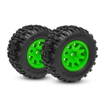 Traxxas 10771-GRN Sledgehammer Front Tires W/ Green Wheels (2) For Mini Maxx New. Price: $24.95.