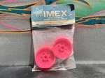 Imex Rc 1:10 Front Rear Wheels Pair #7009 Factory Sealed Neon Pink New. Price: $15.00.