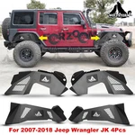 Wolfstorm Front & Rear Inner Fenders Liners For 2007-2018 Jeep Wrangler Jk 4PCS New. Price: $189.99.