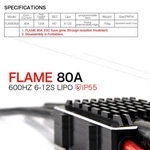 Tiger Motor Flame 80A Drone Esc New. Price: $104.69.
