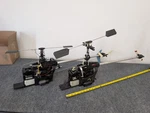 X2 Hirobo Shuttle R/c Helicopters - Vintage For Parts Used. Price: $200.00.