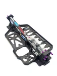 Losi Xxx-s Graphite Chassis With Gear Cover, Insert Covers, Colored Hardware Used. Price: $148.50.