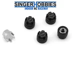 Injora WH-28BK Redcat Ascent 18 2.5MM Aluminum Wheel Cap Lock Nuts (black) New. Price: $16.49.
