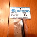 Hirobo "shuttle" Radio Control Helicopter "ns" Main Mast, Part # 0402-112 New. Price: $29.95.