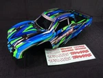 New Traxxas Stampede 4X4 Vxl Blue Green Painted Body Shell Lid Decals Clipless. Price: $42.99.
