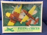 Vintage Hubley Toy Airplane Metal Red Yellow Fighter Flying Circus Sealed New. Price: $389.99.