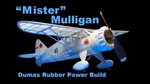 Dumas Mister Mulligan Laser Cut Wood Airplane Kit 303 (the Big One) 30" Wingspan New. Price: $56.00.