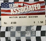 Team Associated 4188 Motor Mount Washers New. Price: $12.00.