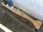 Wood Airplane Propeller Master Pattern-one Blade 6FT -prototype Forming Jig Used. Price: $145.00.