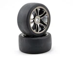 Traxxas Rear & Wheels Set 2 Black Chrome S1 Slick Tires Of TRX6477 New. Price: $52.95.