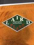 BOX17#123-NOS Laird Plane Chicago Porcelain Enameled Metal 18 W 9 Sig Used. Price: $24.95.