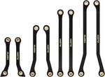 Injora Black Coating Brass High Clearance Chassis Links For 1/18 Redcat ASCENT-1 New. Price: $38.99.
