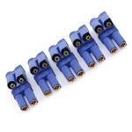 Dgzzi 5PAIRS EC5 Battery Connector Plugs And Female 5MM, Golden + Blue New. Price: $11.88.