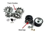 Mato Metal Sprockets Idler Wheels For Heng Long 1/16 3918-1 M1A2 Abrams Rc Tank New. Price: $32.75.
