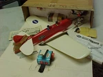Cox PT-19 Flight Trainer Nos Vintage / Rare Red & White Airplane Shipping Box New. Price: $500.00.