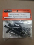Du-bro Heavy Duty Clevis Horn System (10-32)( Cat. # 3356 Nib New. Price: $15.95.