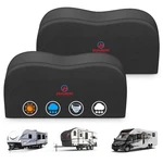 Comnova Rv Tire Covers Pack 600D Dual Axle 27"-29" Black New. Price: $39.88.