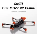 Geprc GEP-MOZ7 V2 Frame Kit Fpv Freestyle Racing Drone Black/coral Orange New. Price: $107.95.