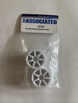 Team Associated RC18R Spoked Wheels Front Rear White ASC21288 New. Price: $19.99.
