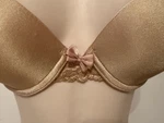 New Apt 9 Lacy Detail Satin Add-a-cup Push-up Under Wire Bra Beige Sized 34B. Price: $12.99.