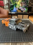 Hpi Savage X 4.6/GT-6 Sport Cab Grey Orange Factory Paint Nitro Body #160104 Used. Price: $61.81.