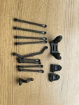 Traxxas 9742R Suspension Link Set, Complete TRX-4M + Trailer Hitch New. Price: $9.75.