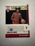2021-22 Panini Nba Hoops Great Significance Ayo Dosunmu #gs-ad (au, Rc) /10 Ungraded. Price: $125.00.