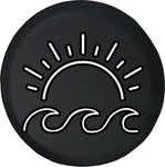 Funny Spare Tire Cover Sunrise Ocean Wave Fits Jeep Camper Rv New. Price: $54.95.