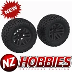Arrma ARA-1608 Dboots 'fortress Mt' Tire Set Glued (black) (2PCS) : 1/10 Granite New. Price: $29.99.