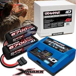 Traxxas Ez-peak Live 2971 Charger With (2) 14.8V 4S 2890X Batteries X-maxx New. Price: $439.85.