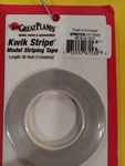 Great Planes Kwik Stripe Nip! 36 Feet - Pn #GPMQ1530 1/4" Metallic Gold New. Price: $9.00.