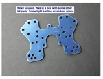 Vintage Rc Car Kyosho FDW3 Rear Shock Tower Mount Stay BLUE(1) GP-10 Inferno New. Price: $10.41.