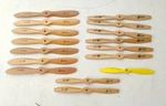 New Old Stock Wooden Model Airplane Propellers Top Flite Zinger Rc Radio Control. Price: $70.00.