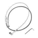 24" Throttle Cable Kit, Stainless Steel Braided Control Line W.... Price: $18.57.