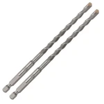 Narwhal 1/4 Inch Masonry Drill Bits (2 Pack - 6" Length Industrial Grade) Car... New. Price: $12.97.