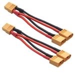 Share Goo 2PCS 14AWG XT60 Parallel Battery Connector 2-MALE 100MM, Red New. Price: $12.82.