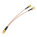 Superbat Splitter Cable Rp-sma Female To Dual V Type Adapter... New. Price: $15.76.