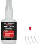 Starbond 1OZ KE-150 Black Medium Cyanoacrylate Rc Tire Glue W/applicator Tips New. Price: $11.50.
