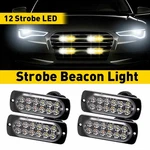 Car 12-LED Strobe Lamps Surface Mount Flashing Lights For Truck Pickup New. Price: $29.44.